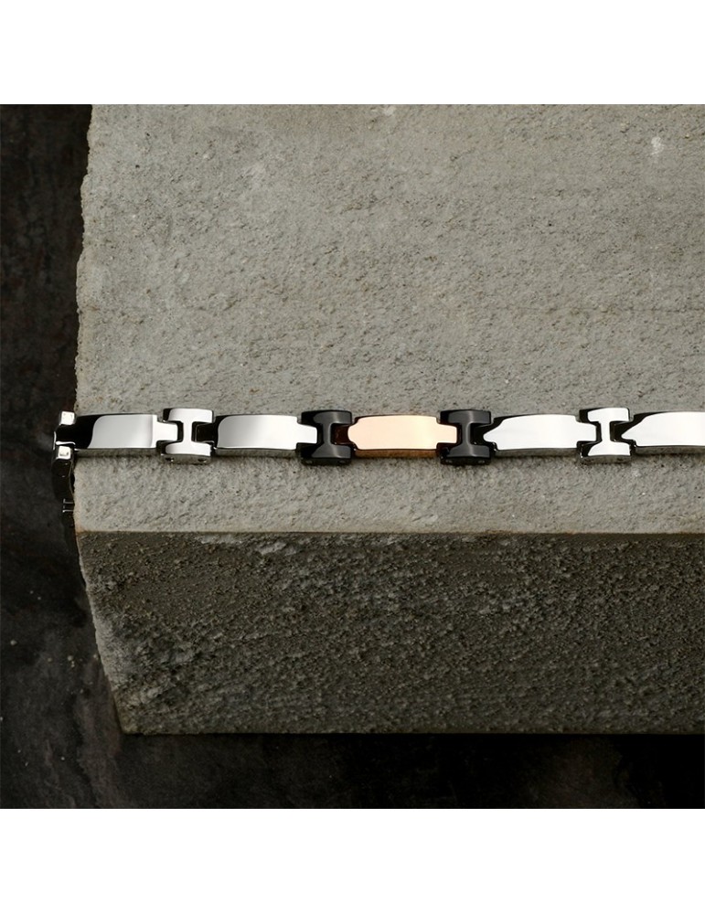 Bracciale Morellato - Motown - Acciaio - Maglia Rose Gold - SALS102