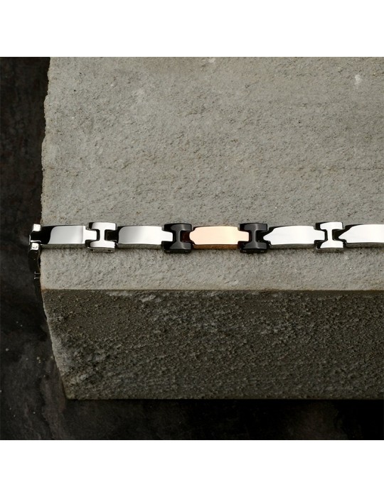 Bracciale Morellato - Motown - Acciaio - Maglia Rose Gold - SALS102