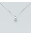 Miluna Necklace with Pearl and Diamonds for Woman - 0