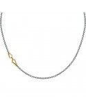 Collana Morellato-Motown-Catena in Acciaio 316L-Dettaglio Gold-SALS88