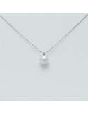 Miluna Necklace with Pearl and Diamonds for Woman - 0