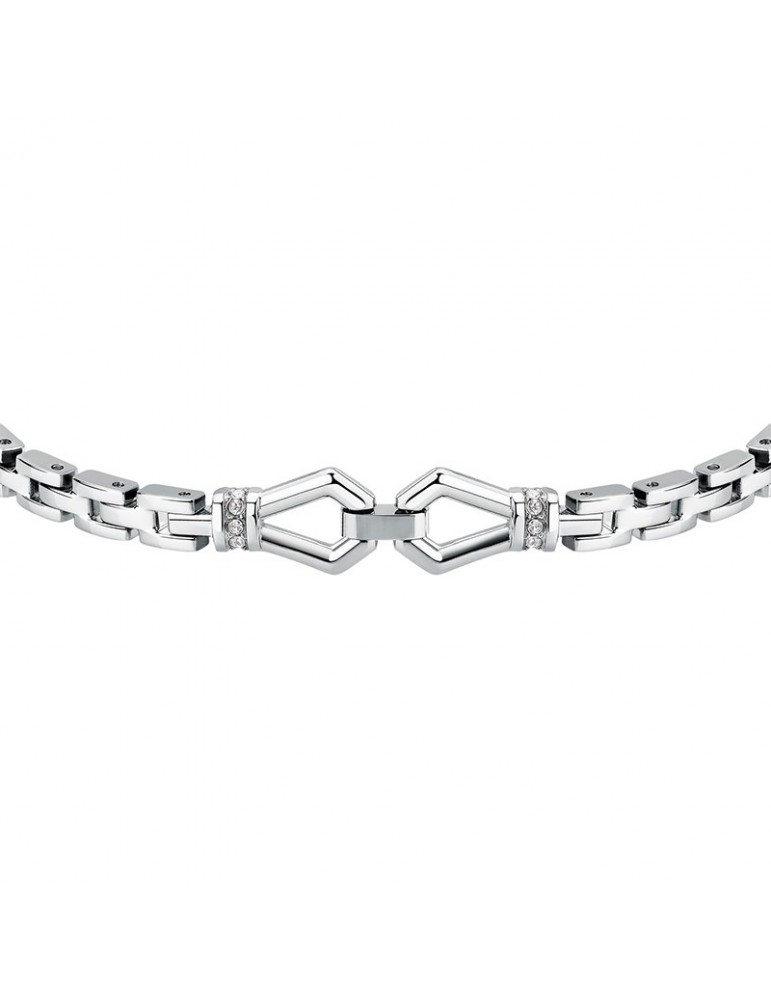 Morellato Bracelet - Motown - 316L Steel - White Crystals-SALS89