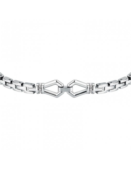 Morellato Bracelet - Motown - 316L Steel - White Crystals-SALS89