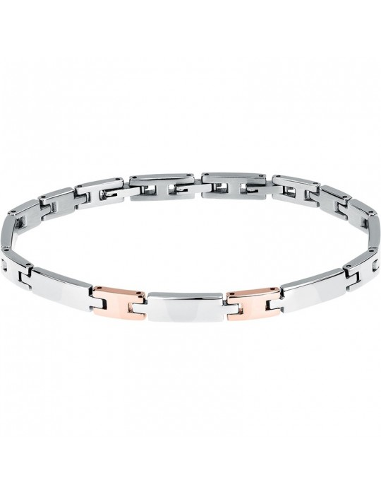 Bracciale Morellato - Motown - Acciaio 316L - Maglie Rose Gold -SALS98