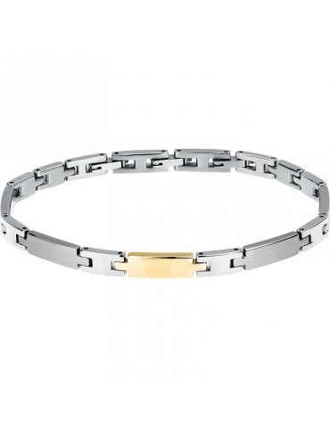 Bracciale Morellato - Motown -Acciaio 316L-Maglia Centrale Gold-SALS99