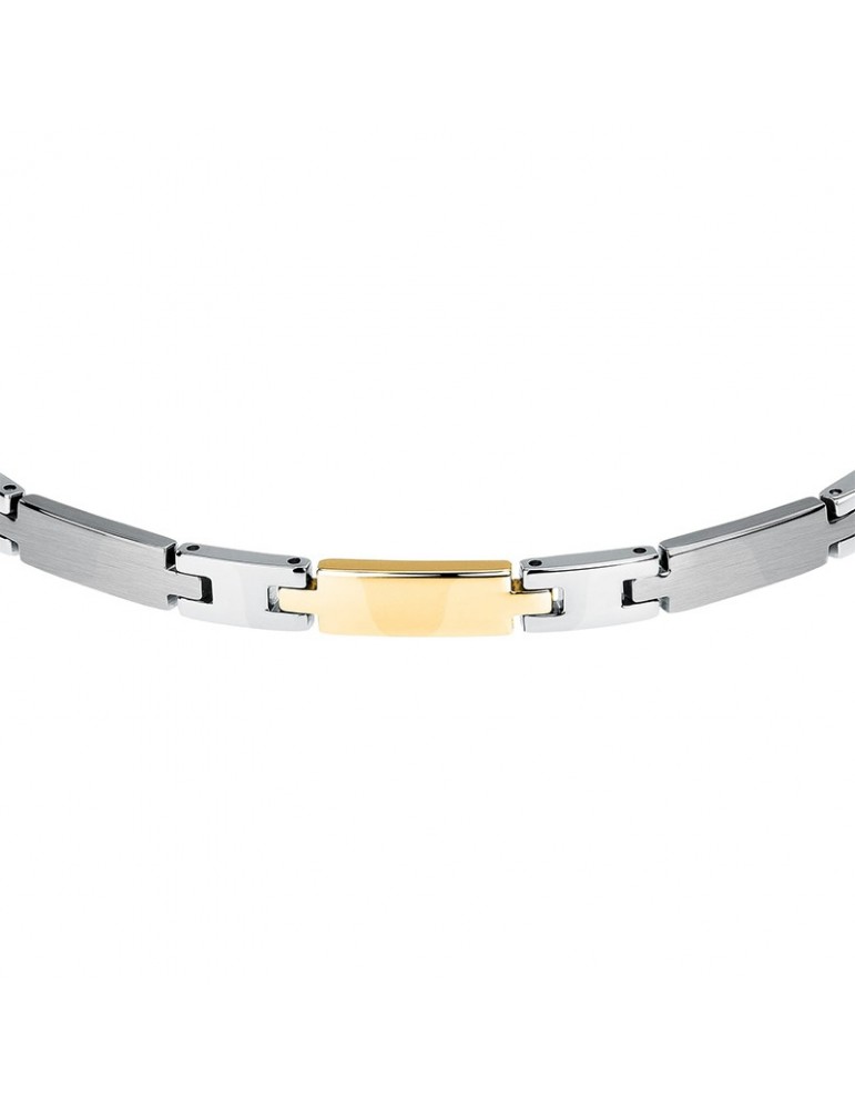 Morellato bracelet - Motown - 316L steel - Gold central link - SALS99