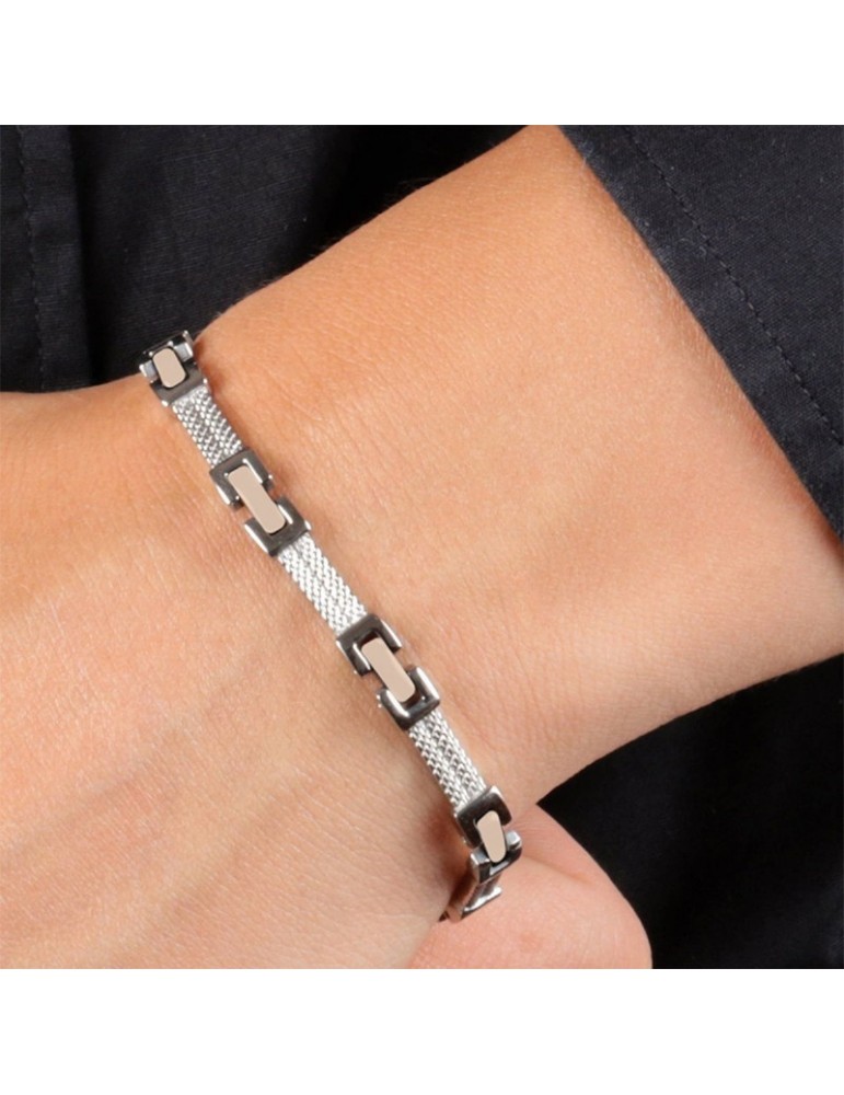 Bracciale Morellato - Cross - Acciaio 316L - Giunture Gold - SKR37