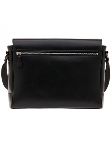 Borsa a Tracolla Pineider-Crossbody-Pelle di Vitello Nera Liscia-PSL015056 2