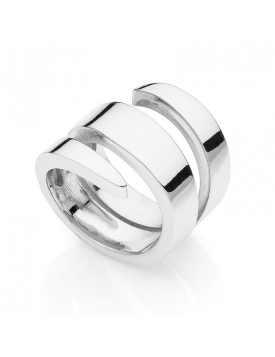 Anello Unoaerre - Regolabile - Silver - a Spirale - 10EXA0030B-1AR
