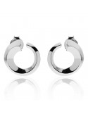 Unoaerre Earrings - Silver - Triangular Tube - 10EXO0018B-1AR
