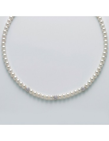 MILUNA NECKLACE WITH QUEEN PEARLS - 0