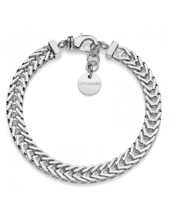 Unoaerre Bracelet - Silver - Polished - Foxtail - 12EXB0034