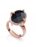 Anello Unoaerre - Rose Gold - Cristallo Nero - 14EXA0040R-1AR