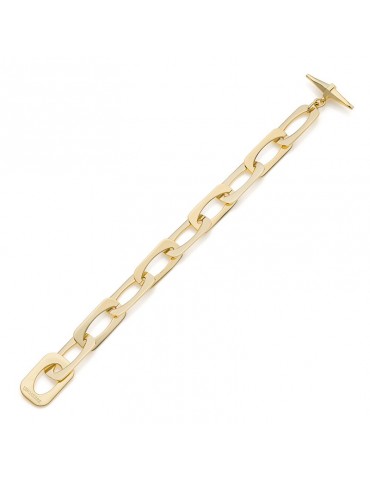 Unoaerre Bracelet - Gold - Square and Flat Chain - 16EXB0015G-1AR 2