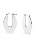 Orecchini Unoaerre - Dinamica -Bronzo Silver-Cerchio Ovale-16EXO01199B