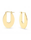 Unoaerre Earrings - Dinamica - Gold Bronze - Oval Circle-16EXO01199G