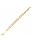 Bracciale Unoaerre-Lux-Bronzo Dorato-Maglie Quadrate Piatte-17EXB0044G