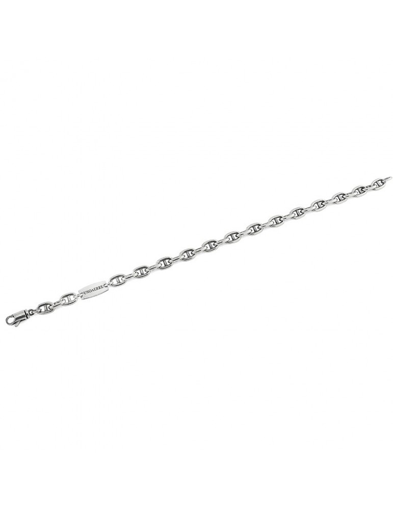 Unoaerre Bracelet - Silver - Traversino Chain - Plate-700YHH0193106