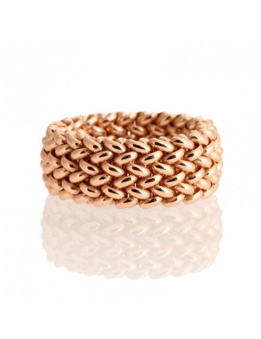 Anello Unoaerre-Chicco-Rose Gold-a Fascia Bassa-Misura 14-711ECA0110R14-1AR