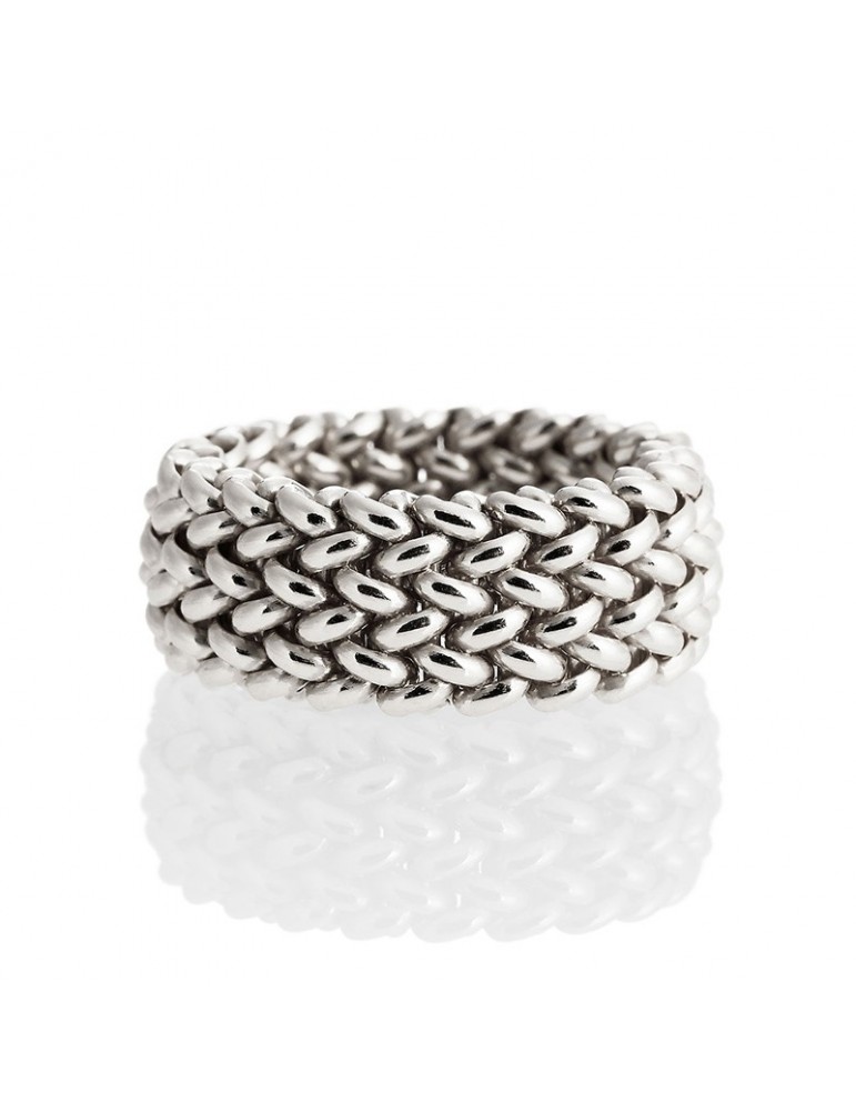 Unoaerre Ring-Chicco-Silver 925% White-Low Band-711ECA011B18-1AR