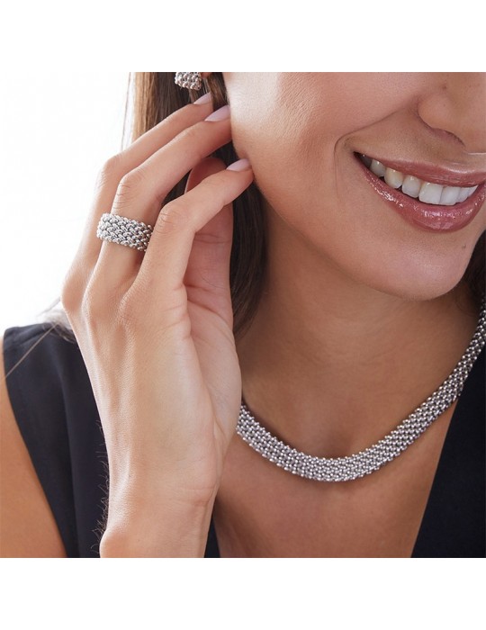 Anello Unoaerre-Chicco-Argento 925% Bianco-Fascia Bassa-711ECA011B18-1AR