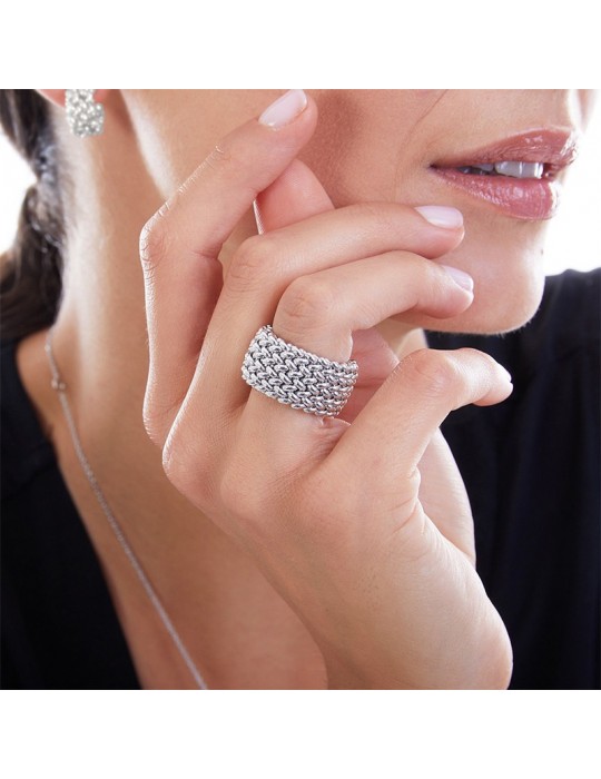Unoaerre Ring - Chicco - Band - 925% White Silver - 711ECA012B18-1AR