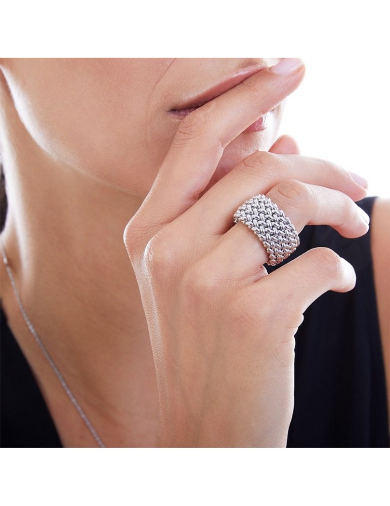 Unoaerre Ring - Chicco - Band - 925% White Silver - 711ECA012B18-1AR
