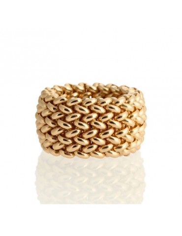 Unoaerre Ring - Chicco - Band - 925% Gold Plated Silver - 711ECA012G14
