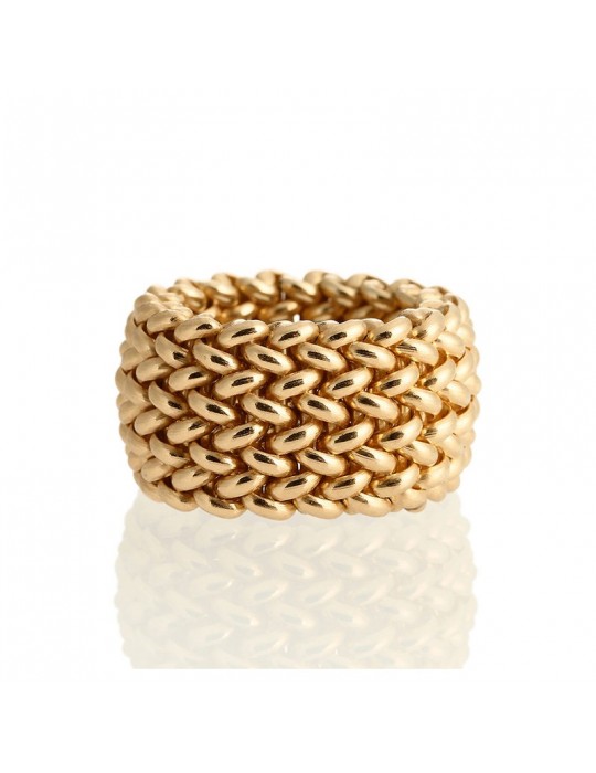 Unoaerre Ring - Chicco - Band - 925% Gold Plated Silver - 711ECA012G14