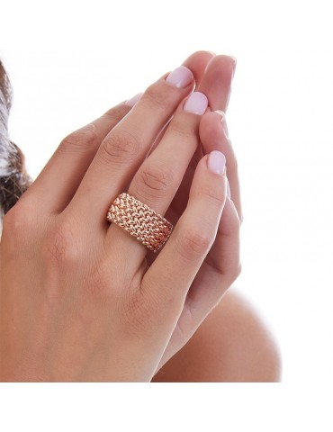 Unoaerre Ring - Chicco - Band - 925% Rosé Silver - 711ECA012R18 2