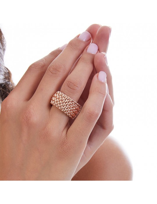 Unoaerre Ring - Chicco - Band - 925% Rosé Silver - 711ECA012R18