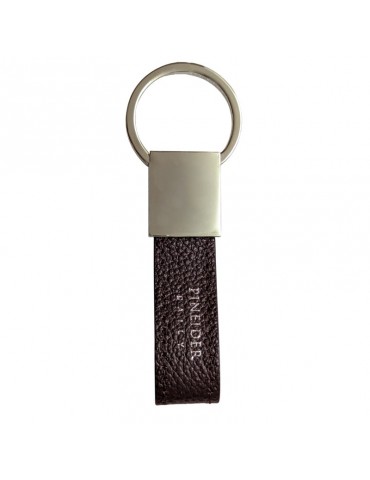 Portachiavi Pineider - Pelle di Vitello Marrone Bottalata - PTS716059
