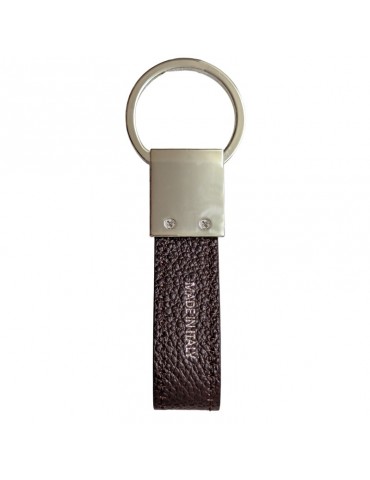 Portachiavi Pineider - Pelle di Vitello Marrone Bottalata - PTS716059 2