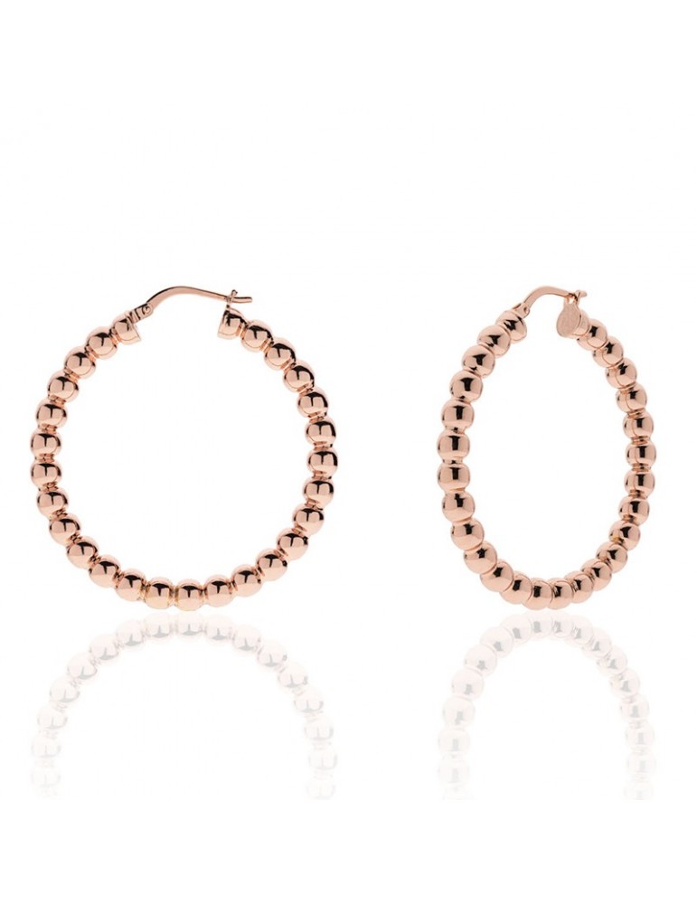 Unoaerre Earrings - Hoop - Pink - Balls - 9EXO00199R-1AR