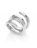 Unoaerre Ring - Silvered Bronze - Spiral - EXA082B-1AR