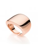 Anello Unoaerre - a Fascia - Rosato - Bombato - EXA073R-1AR