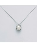 Miluna Necklace with Pearl and Diamonds for Woman - 0