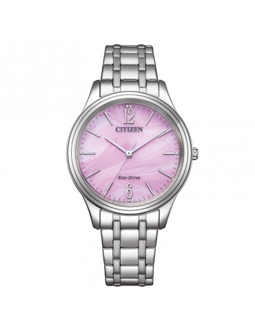 Orologio Citizen Donna - Lady Elegance Eco-Drive Silver 34mm Rosa - 0