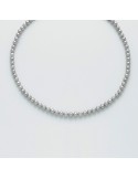 Miluna Necklace with Grey Pearls for Women - 0