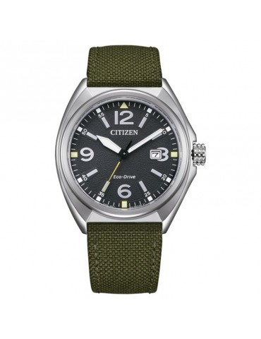 Eco-Drive Citizen Watch - Military Green - 41mm - Black - AW157109E