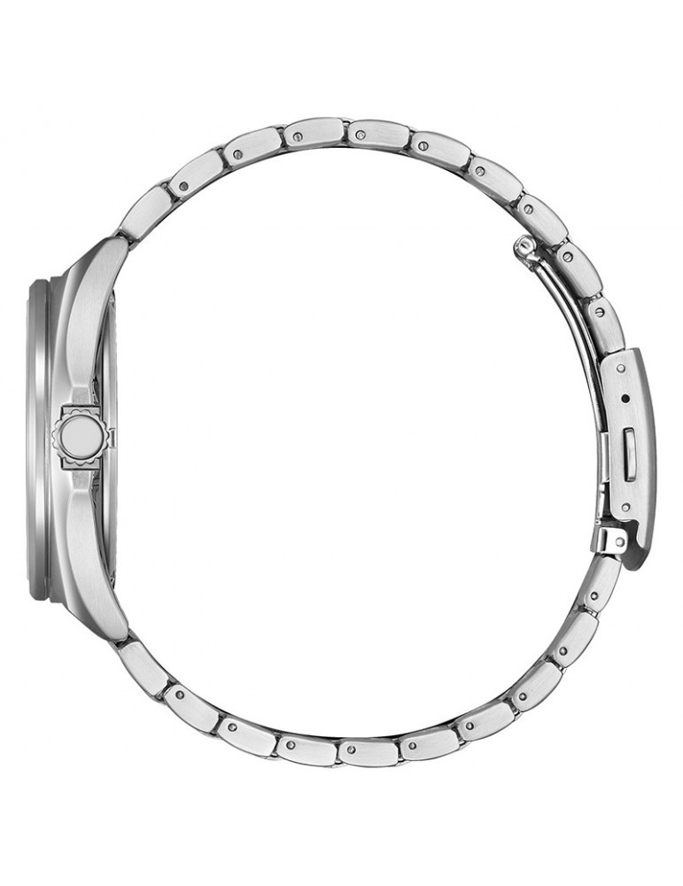 Orologio Eco-Drive Citizen-Military Of 2025-Silver-40mm-Blu-AW157176L