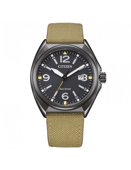 Eco-Drive Citizen Watch-Military Of 2025-Sand-41mm-Black-AW157508E