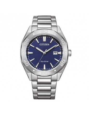 Citizen Eco-Drive Watch - Active Sport - Silver -41mm-Blue-BM763152L
