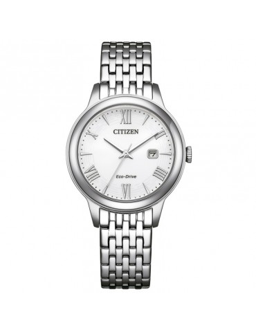 Orologio Citizen Eco-Drive - Lady - Silver - 31,5mm - Bianco-EW262159A