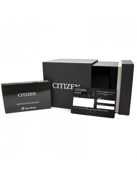 Citizen Eco-Drive Watch - Chronograph - Silver - 39mm-Black-CA462456E