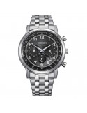 Orologio Citizen Eco-Drive - Cronografo - Silver - 42mm-Nero-CA463053E