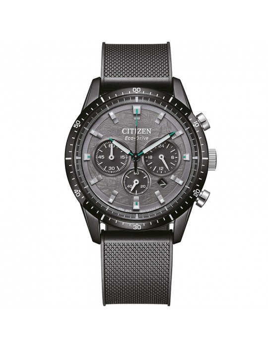 Orologio Citizen Eco-Drive - Cronografo - Nero - 39mm-Grigio-CA462502H