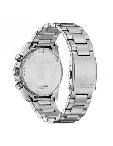 Citizen Eco-Drive Watch - Chronograph - Silver -41mm-Black-CA464050E 2