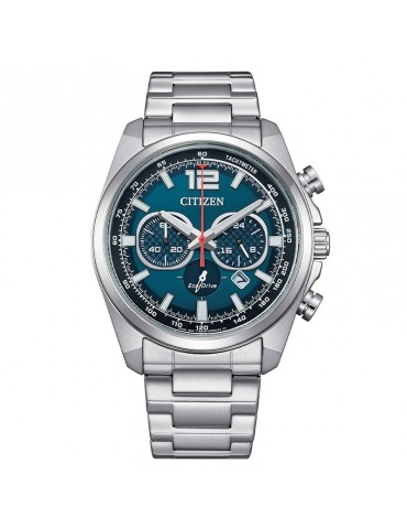 Citizen Eco-Drive Watch - Chronograph - Silver - 41mm - Blue-CA464050L