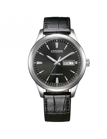 Citizen Watch - Mechanical Automatic Black 40mm - Leather Strap - 0